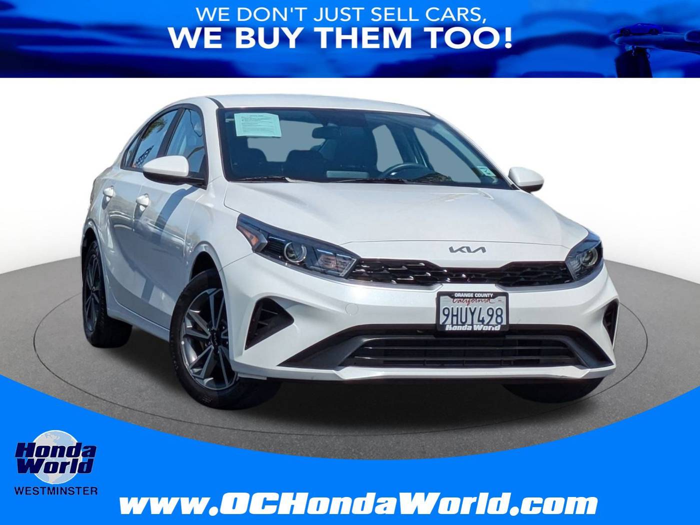 2023 Kia Forte LXS — Sedan — 15,906 mi — Westminster, CA