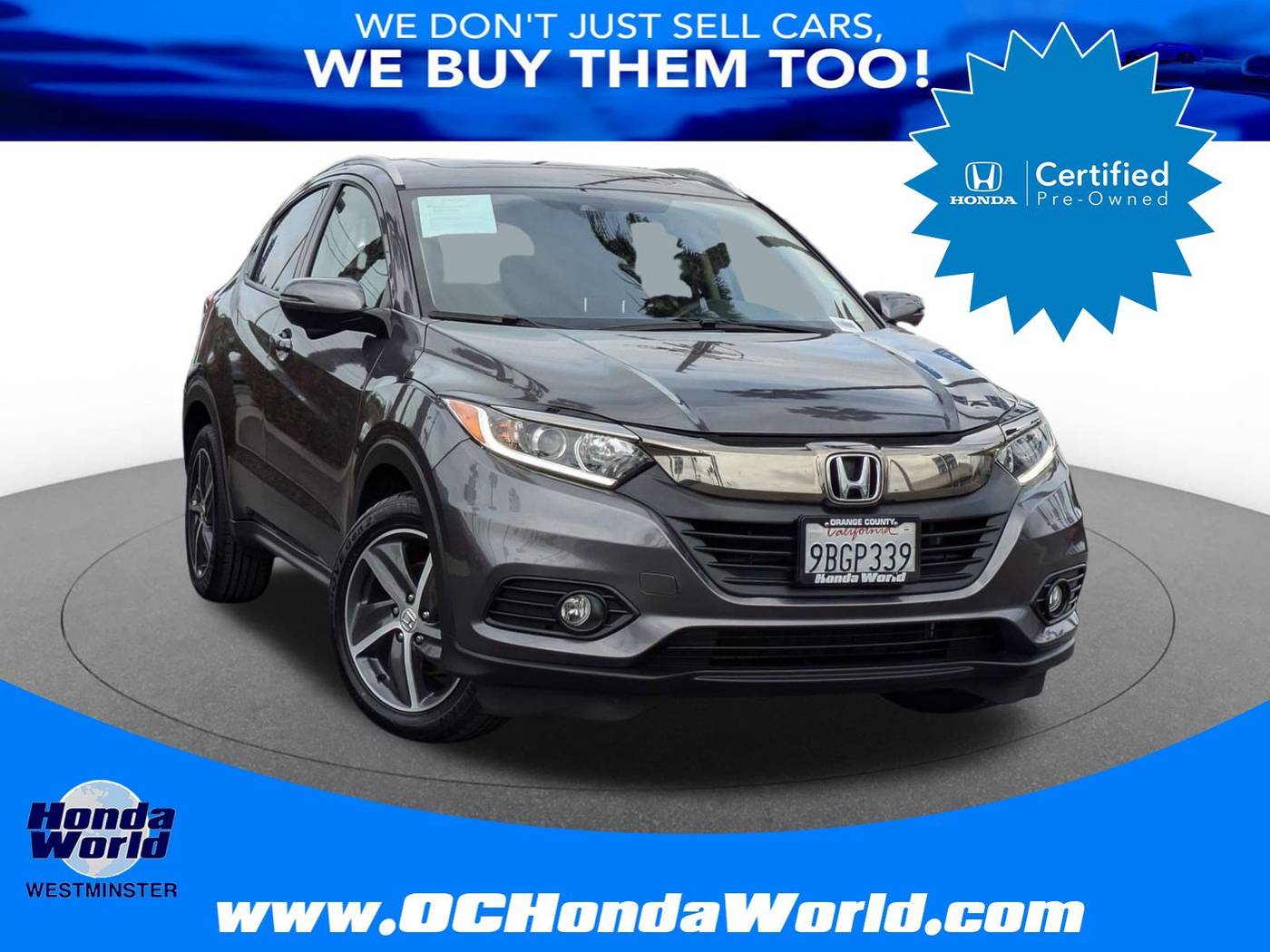 2022 Honda HR-V EX — SUV — 31,949 mi — Westminster, CA