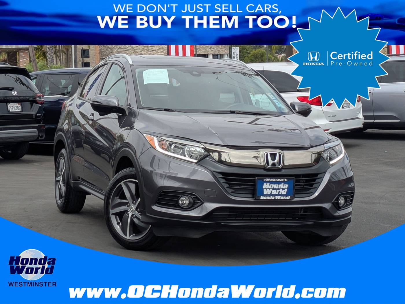 2021 Honda HR-V EX-L — SUV — 34,320 mi — Westminster, CA
