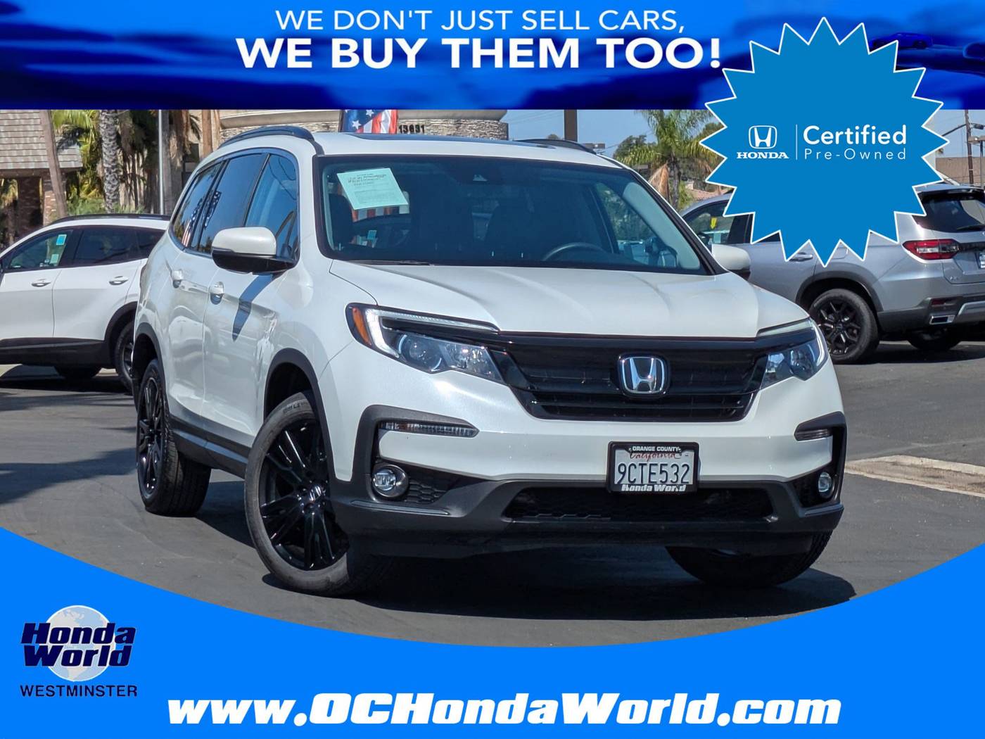 2022 Honda Pilot Special Edition — SUV — 65,451 mi — Westminster, CA