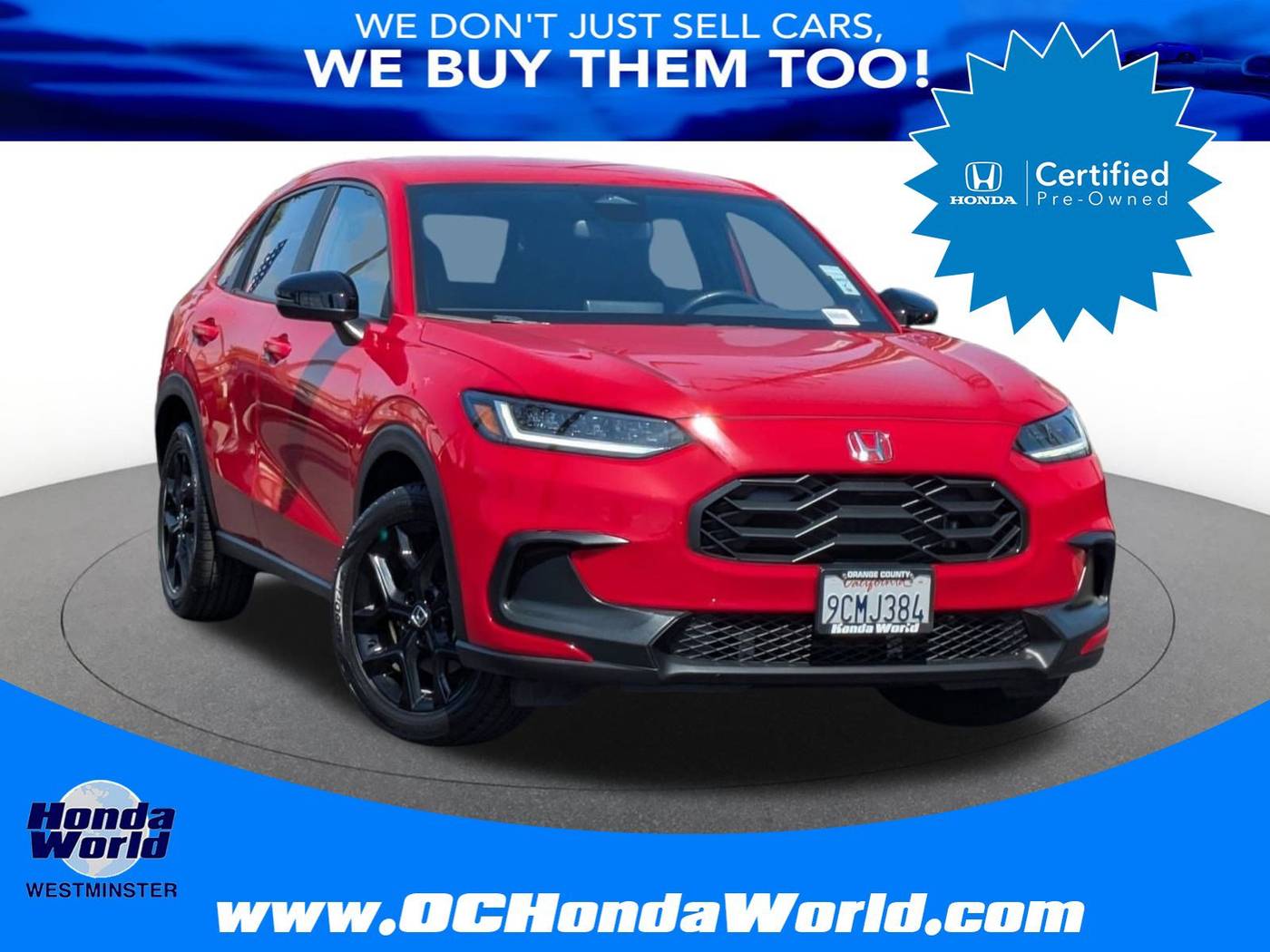 2023 Honda HR-V Sport — SUV — 34,586 mi — Westminster, CA