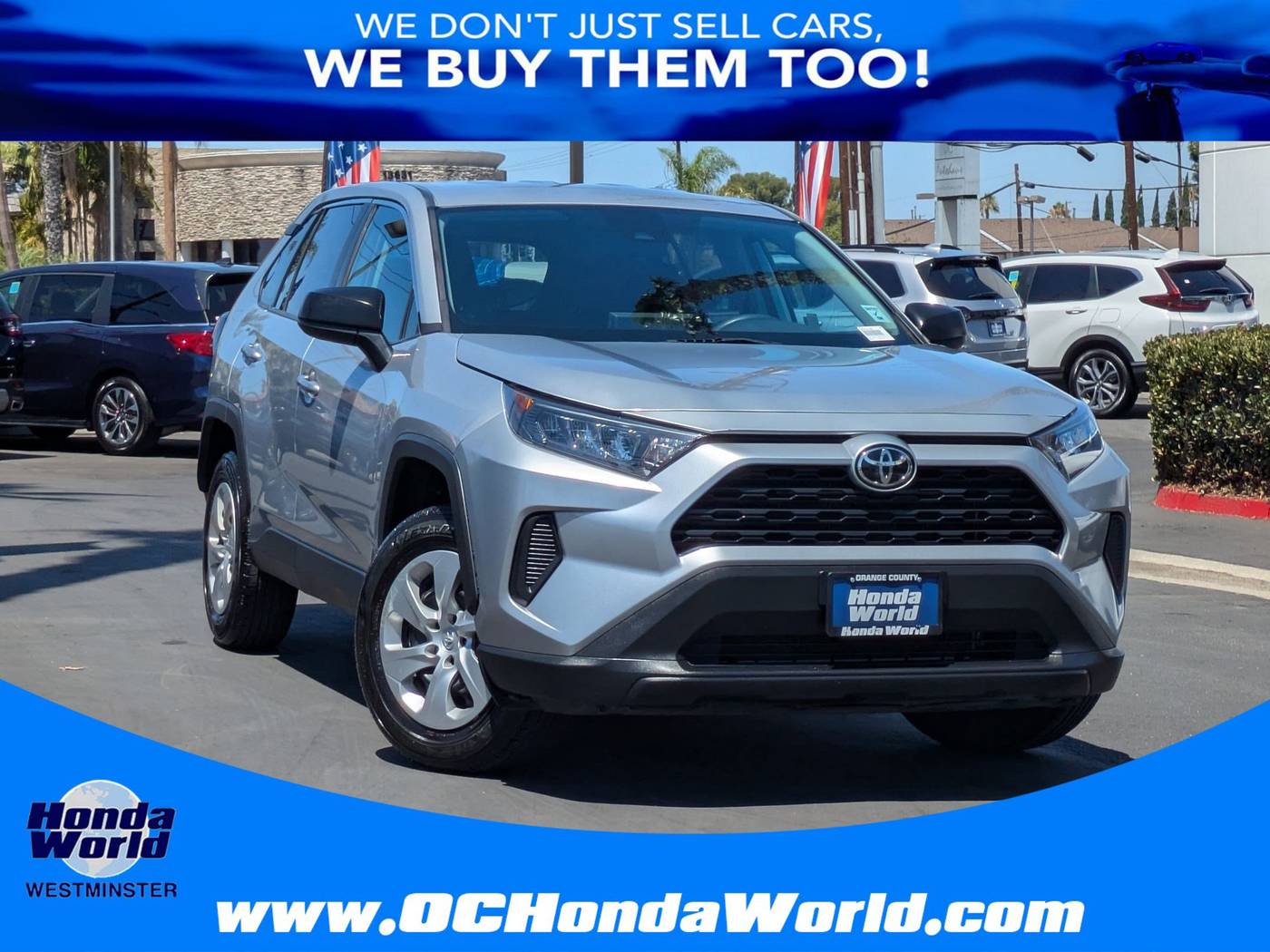 2022 Toyota RAV4 LE — SUV — 55,793 mi — Westminster, CA