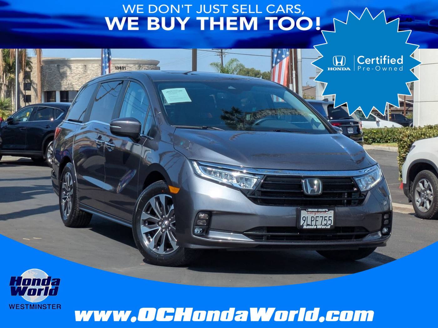 2024 Honda Odyssey EX-L — Minivan — 24,679 mi — Westminster, CA