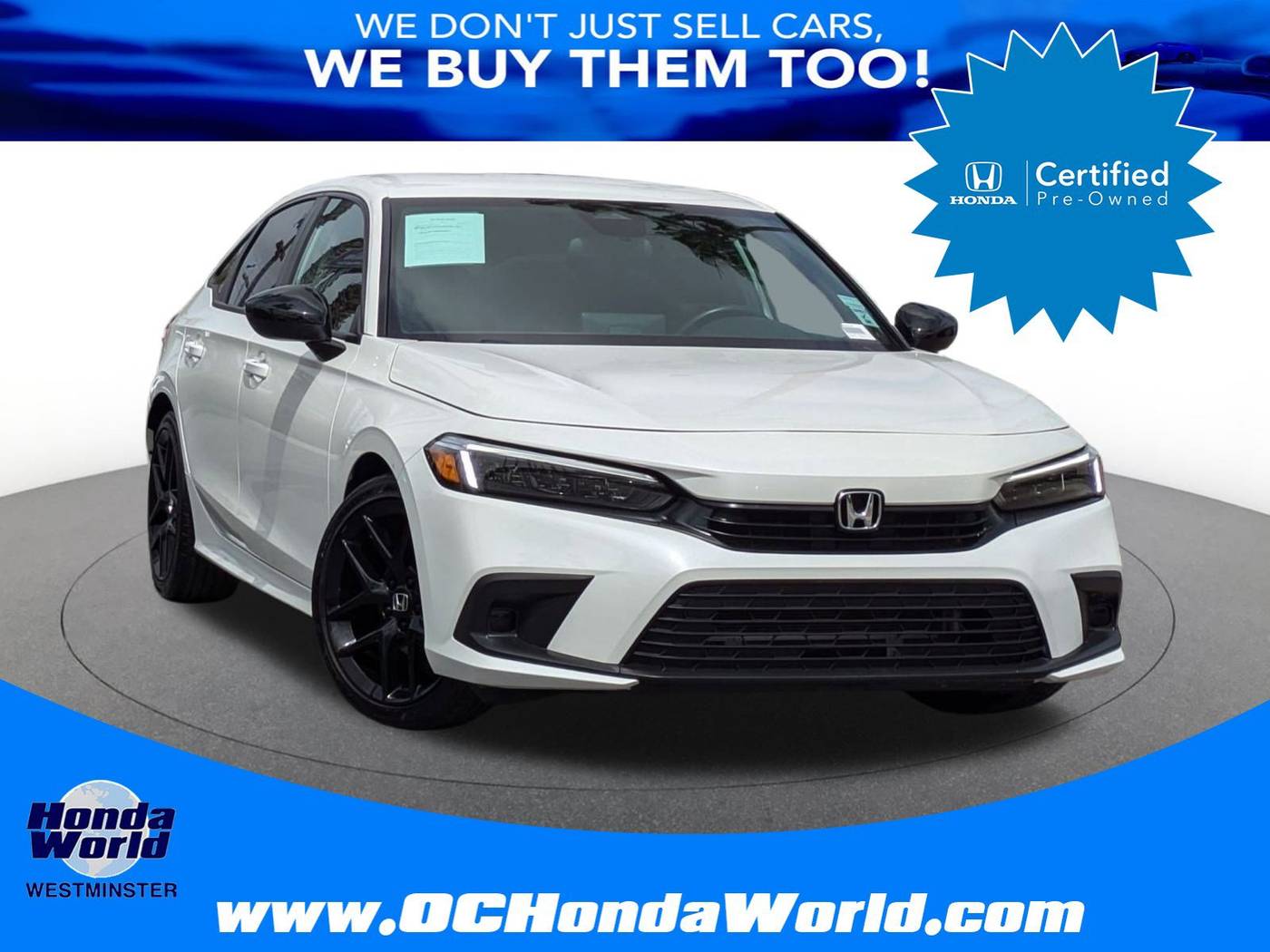 2024 Honda Civic Sport — Sedan — 24,943 mi — Westminster, CA