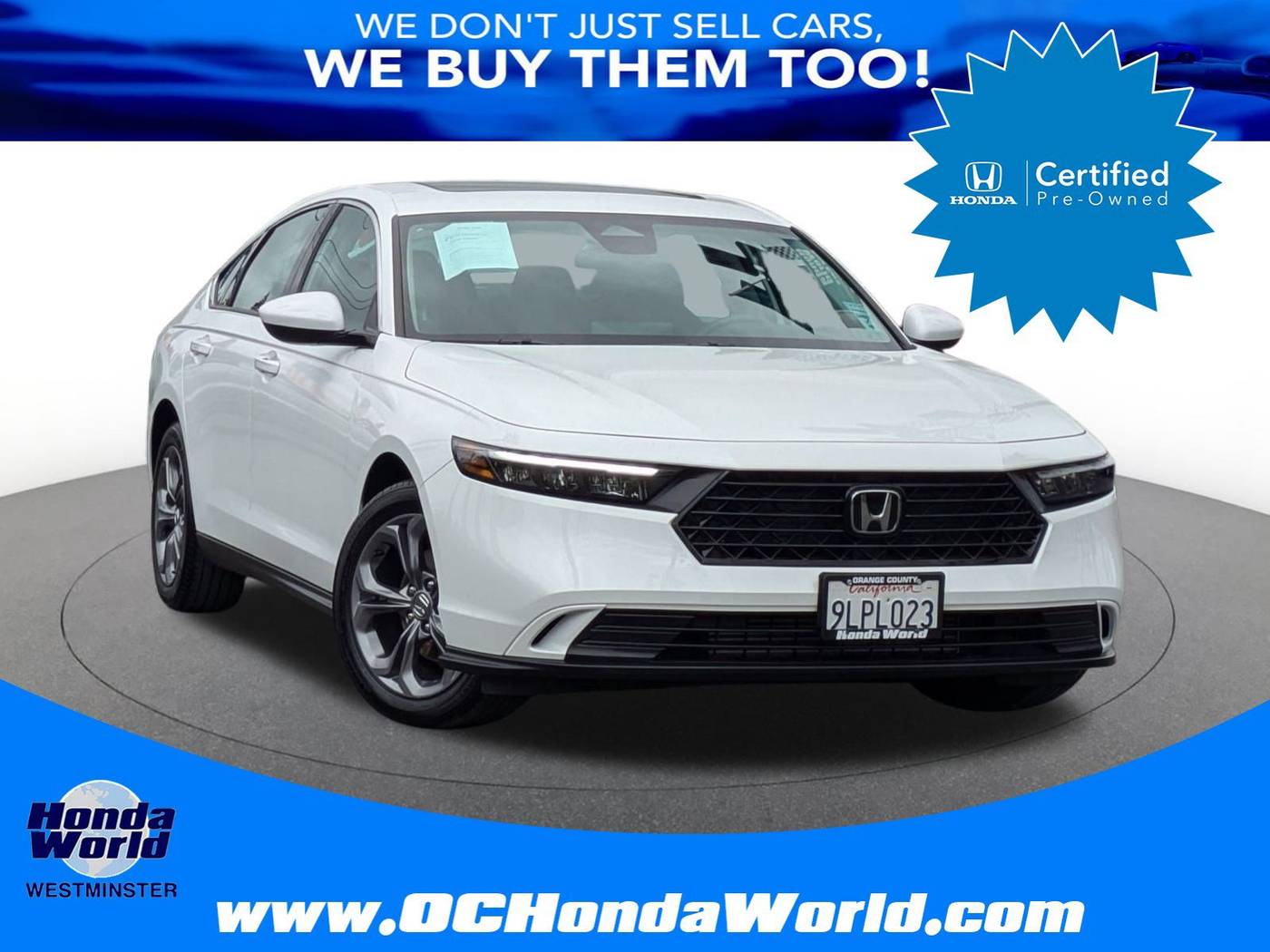 2024 Honda Accord EX — Sedan — 17,759 mi — Westminster, CA