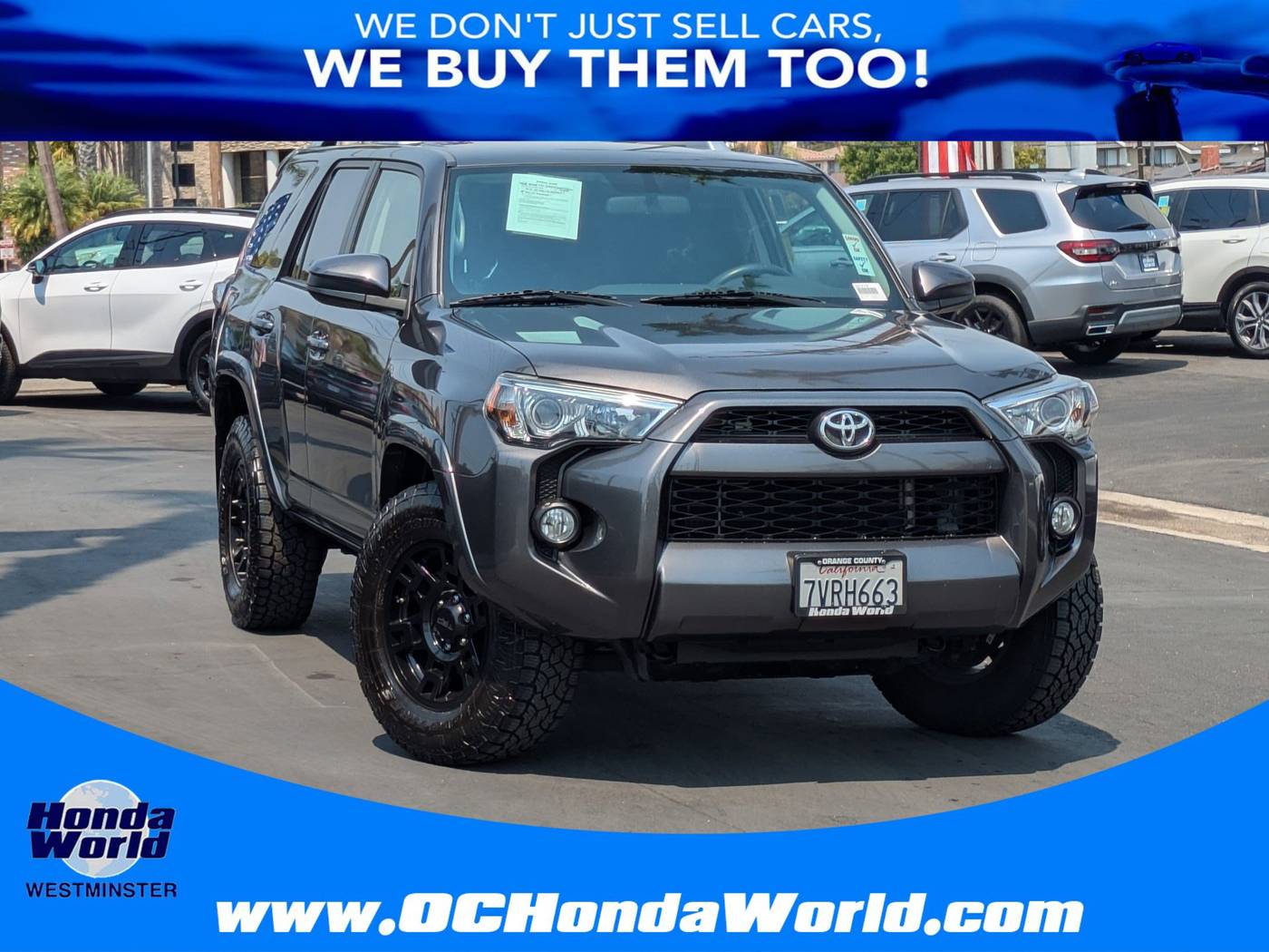 2016 Toyota 4Runner SR5 — SUV — 98,508 mi — Westminster, CA