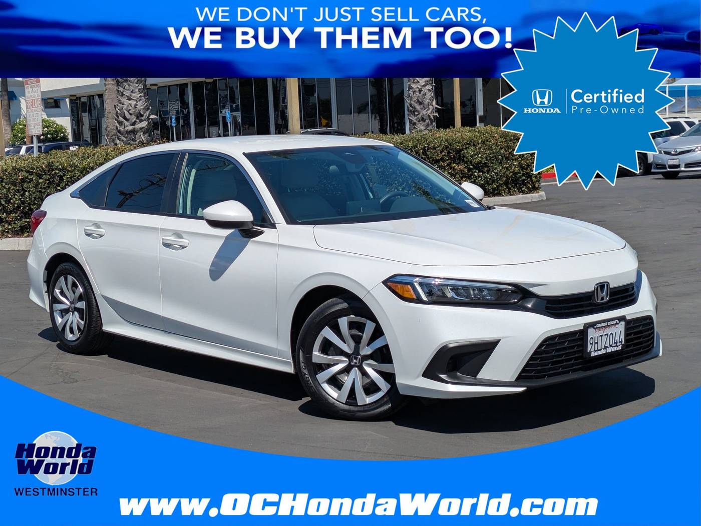 2023 Honda Civic LX — Sedan — 22,783 mi — Westminster, CA