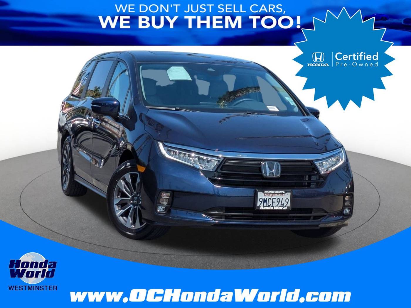 2024 Honda Odyssey EX-L — Minivan — 23,461 mi — Westminster, CA