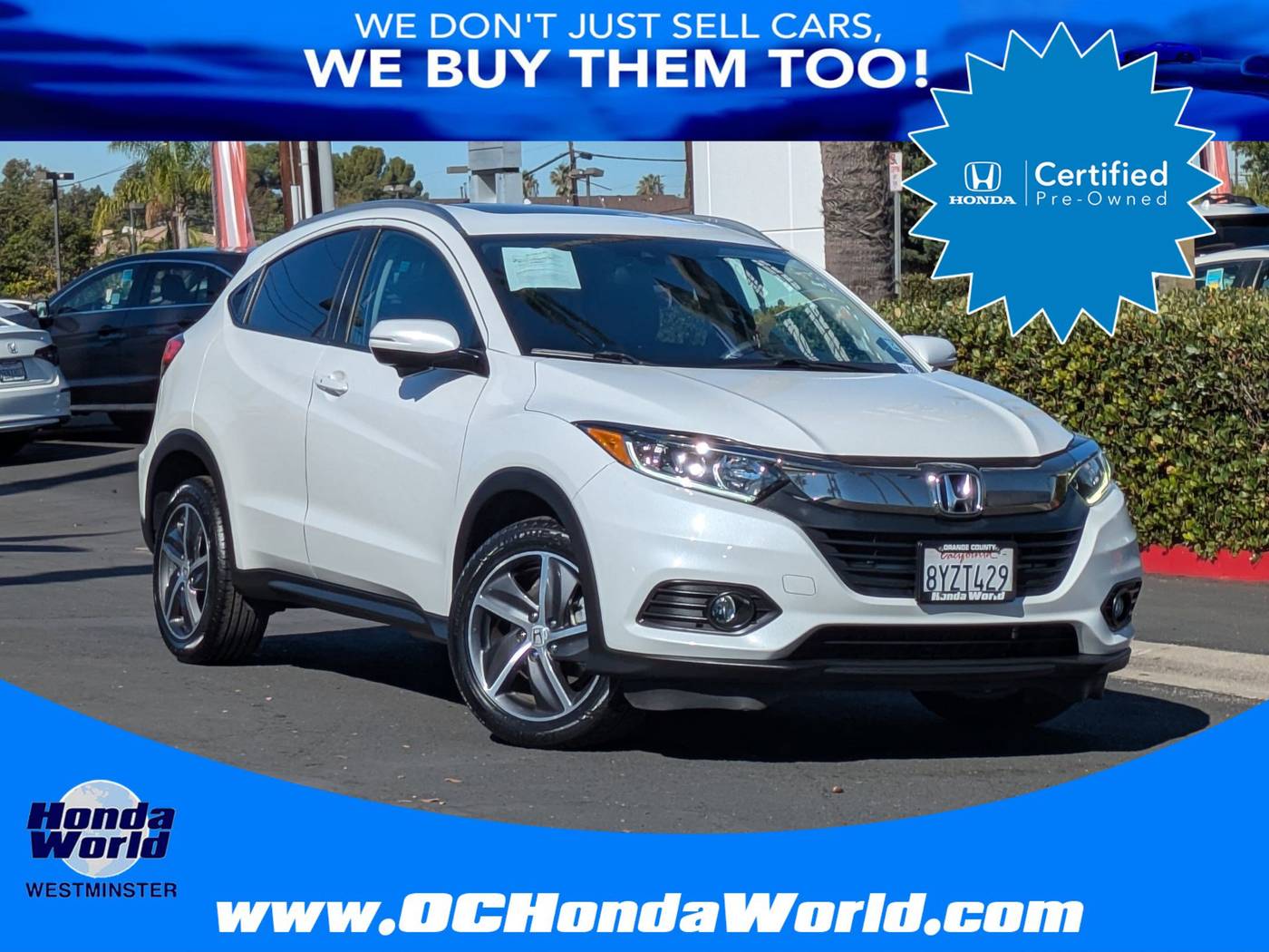2022 Honda HR-V EX — SUV — 76,866 mi — Westminster, CA