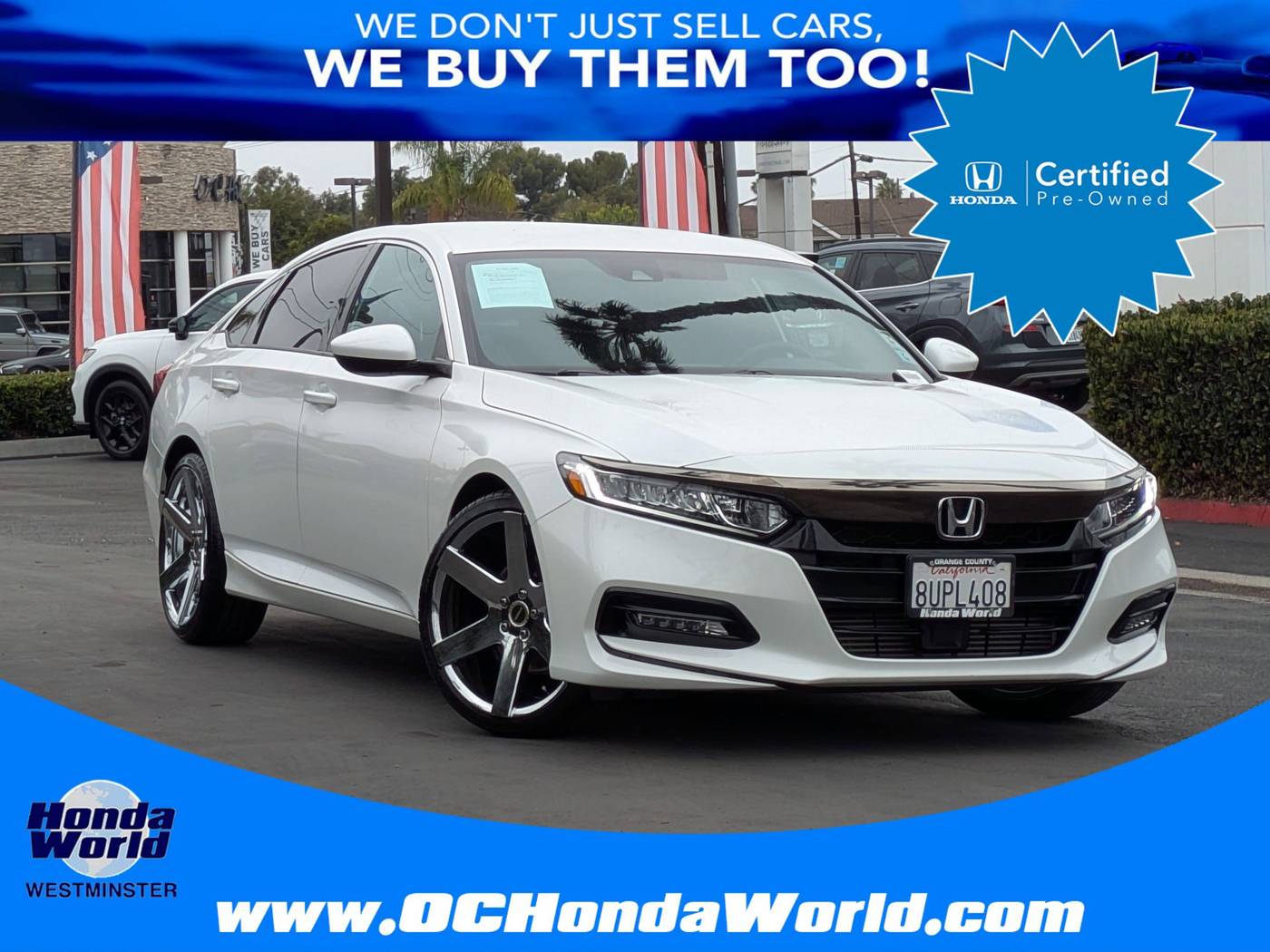 2020 Honda Accord Sport — Sedan — 44,193 mi — Westminster, CA
