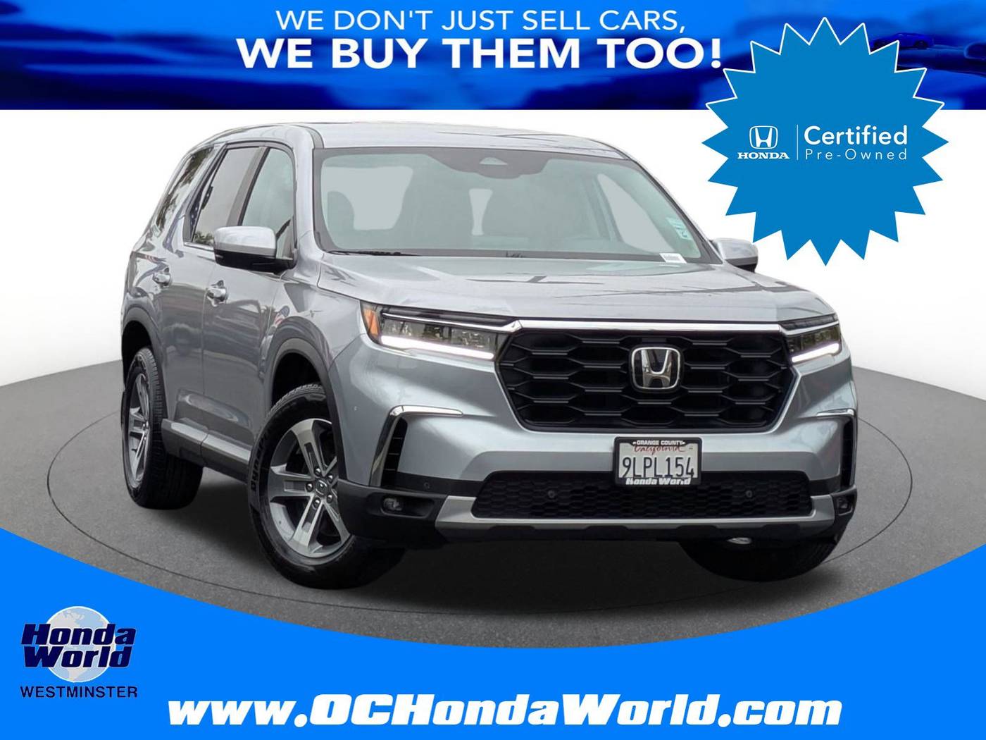 2024 Honda Pilot EX-L 8 Passenger — SUV — 28,248 mi — Westminster, CA
