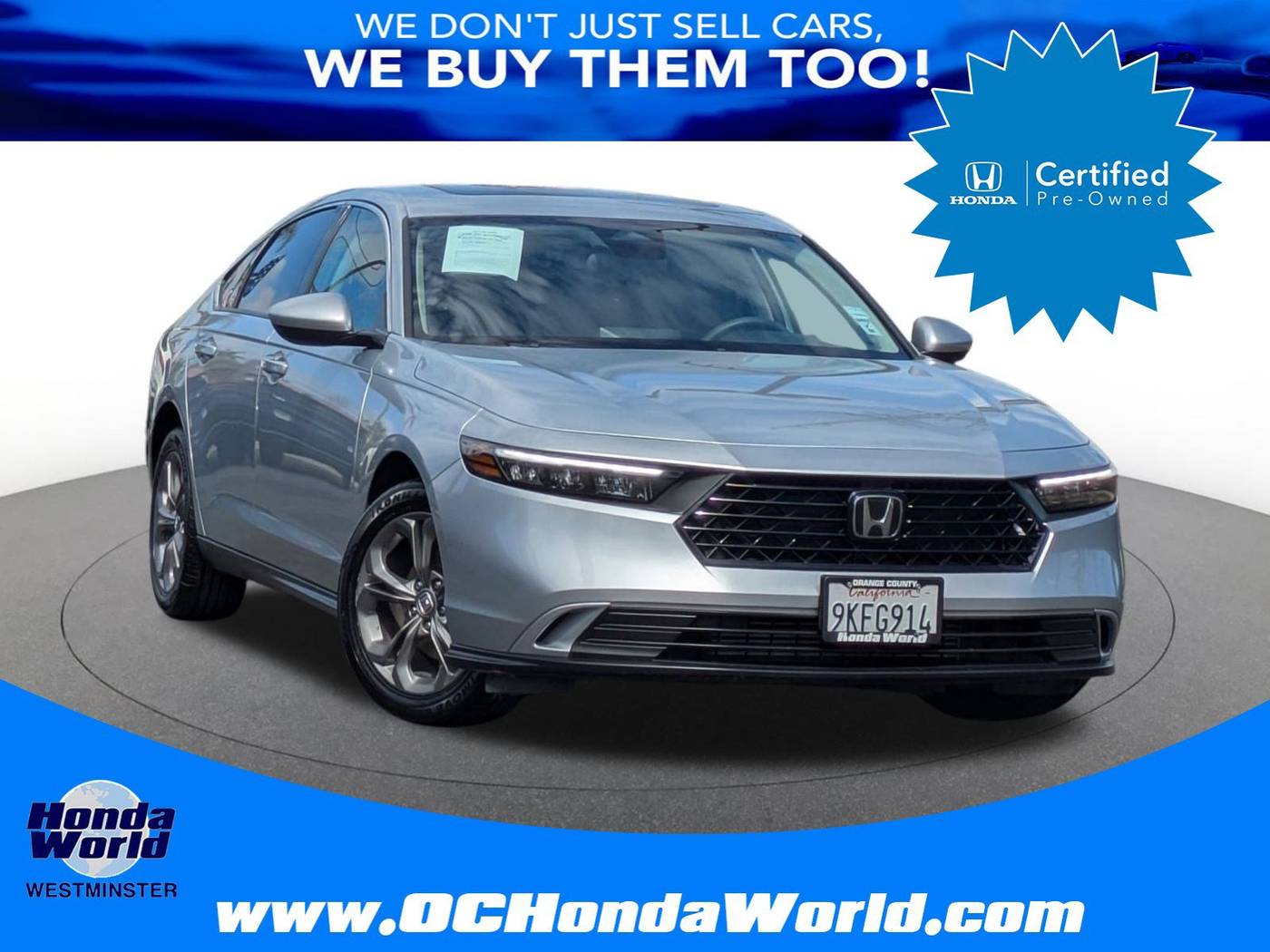 2024 Honda Accord EX — Sedan — 66,760 mi — Westminster, CA
