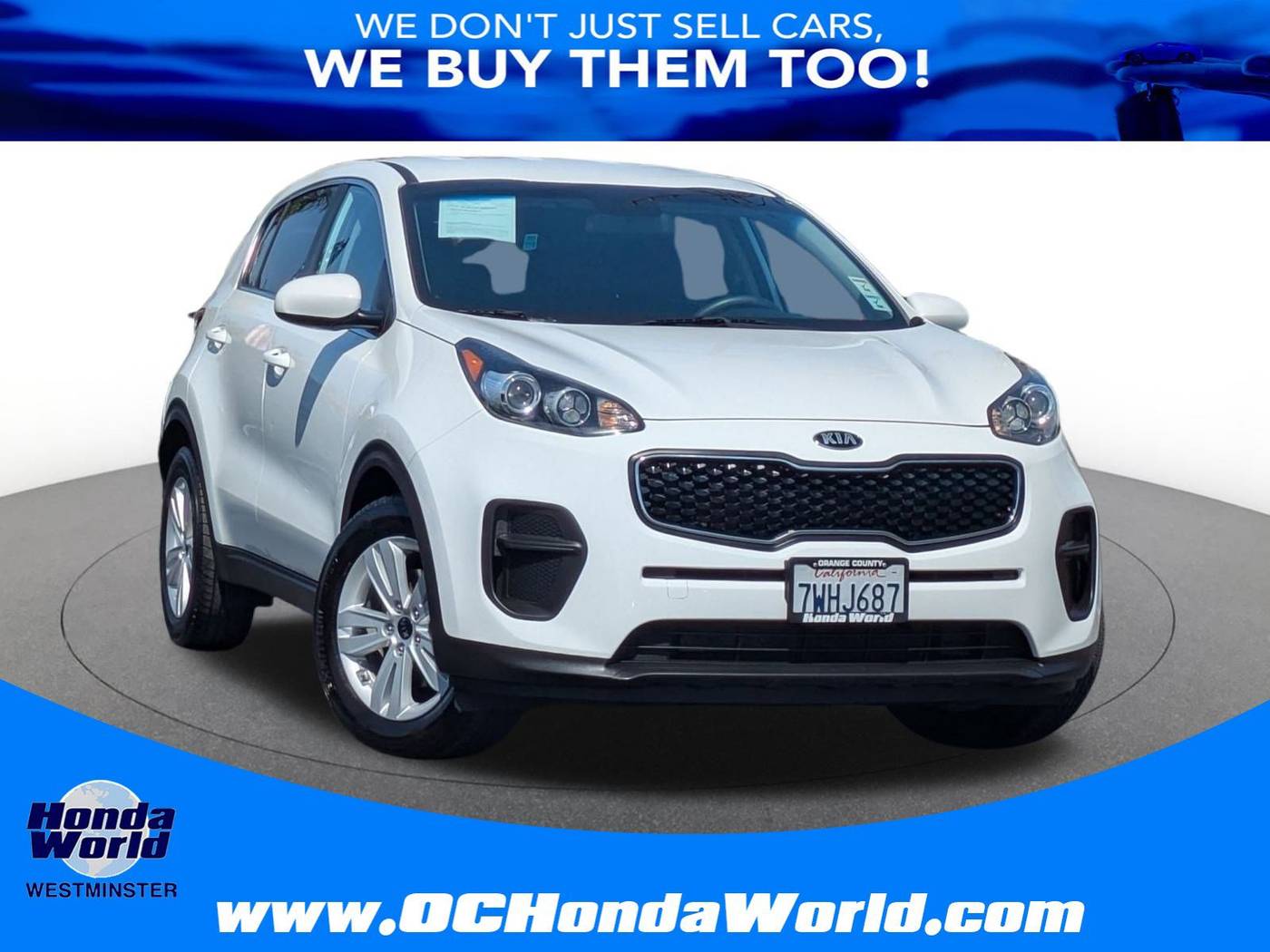 2017 Kia Sportage LX — SUV — 135,979 mi — Westminster, CA