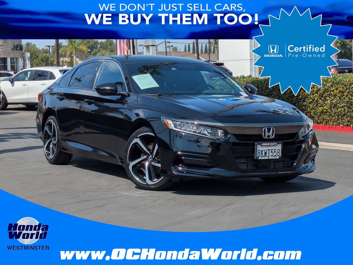 2019 Honda Accord Sport — Sedan — 95,654 mi — Westminster, CA