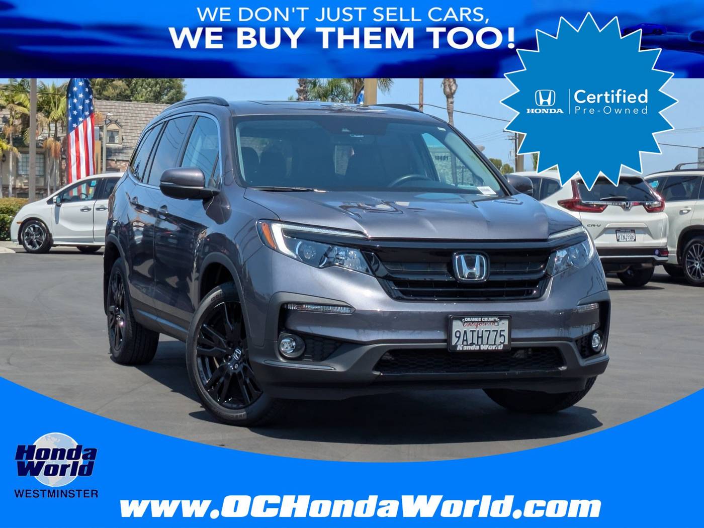 2022 Honda Pilot Special Edition — SUV — 32,852 mi — Westminster, CA