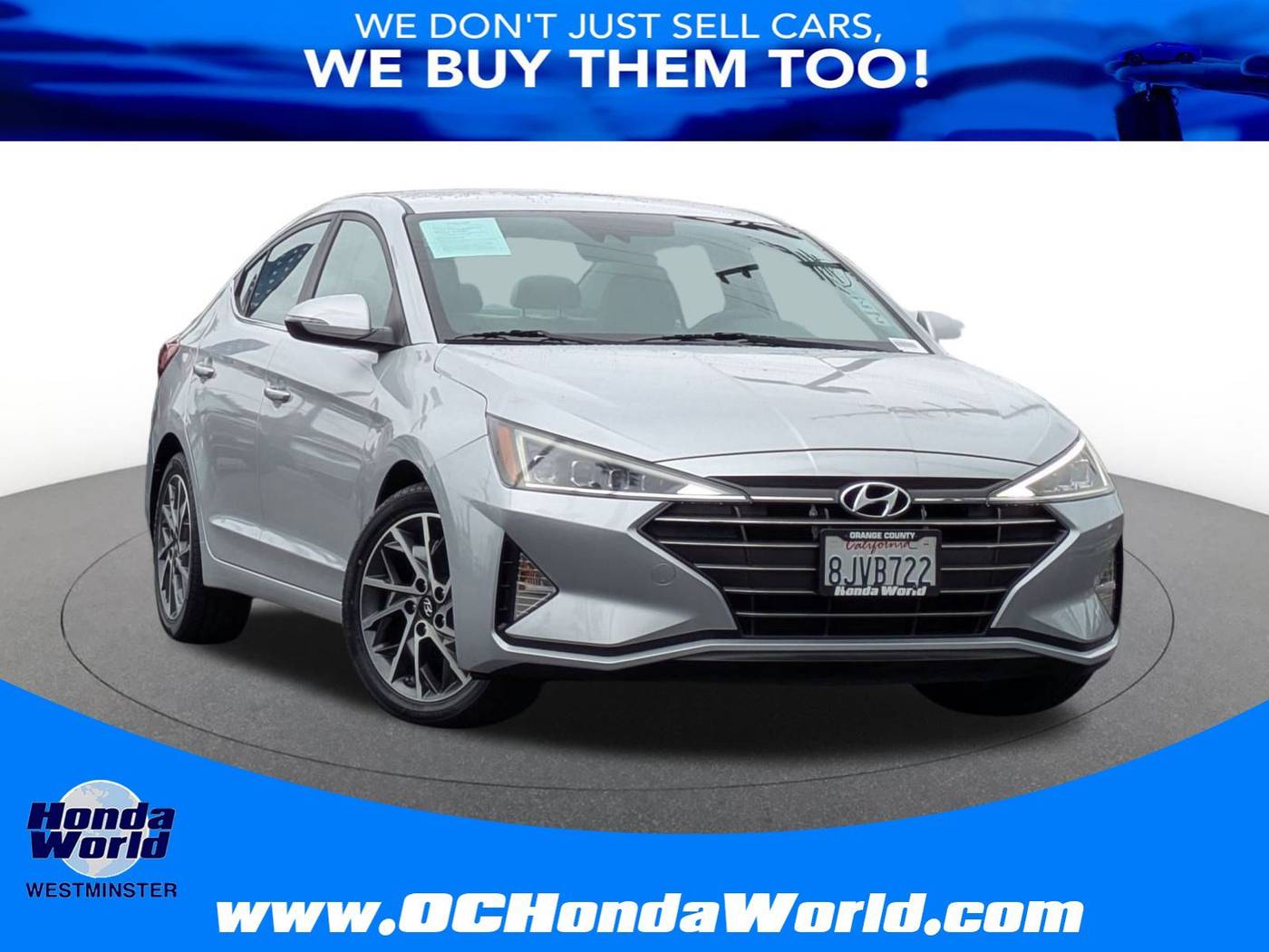 2019 Hyundai Elantra Limited — Sedan — 26,965 mi — Westminster, CA