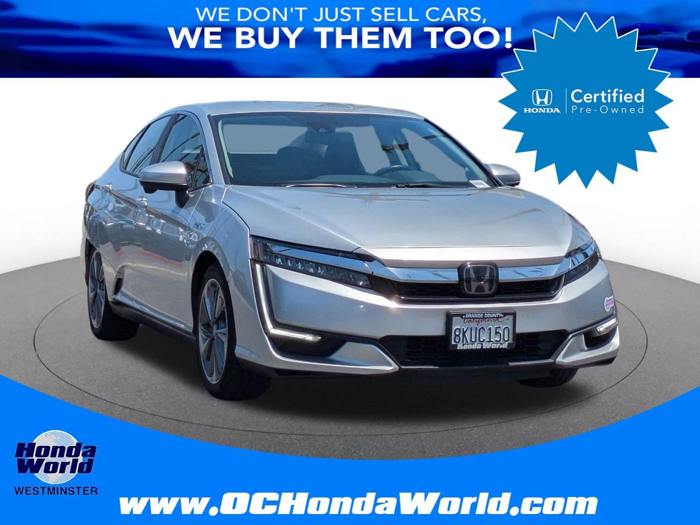 2019 Honda Clarity Plug-In Hybrid Touring — Sedan — 169,978 mi — Westminster, CA