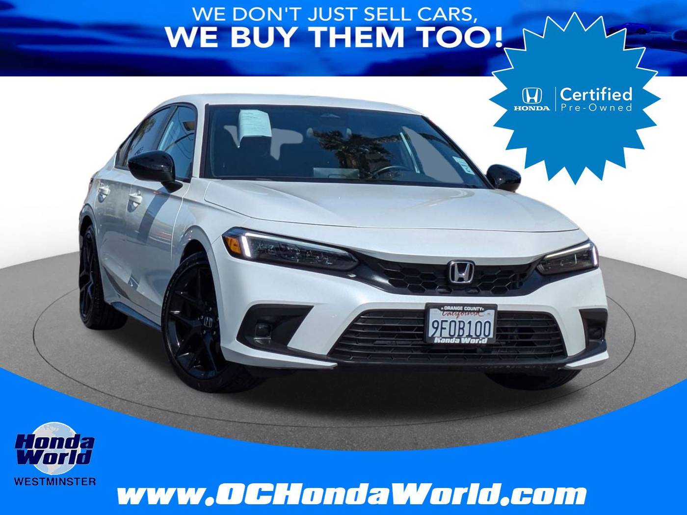 2023 Honda Civic Sport — Hatchback — 27,978 mi — Westminster, CA