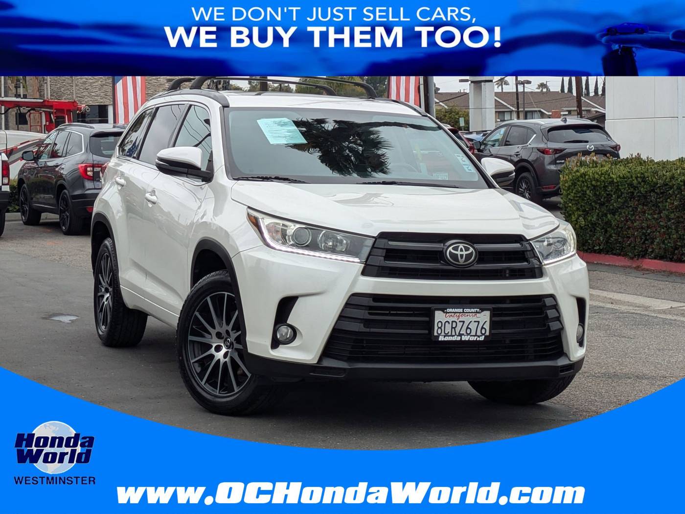 2018 Toyota Highlander SE V6 — SUV — 111,994 mi — Westminster, CA