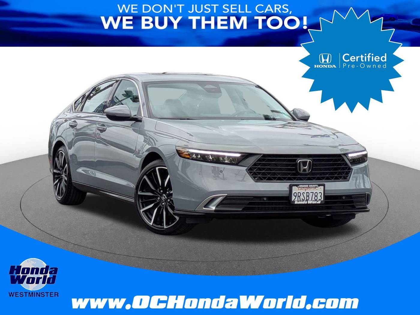 2024 Honda Accord Hybrid Touring — Sedan — 6,183 mi — Westminster, CA