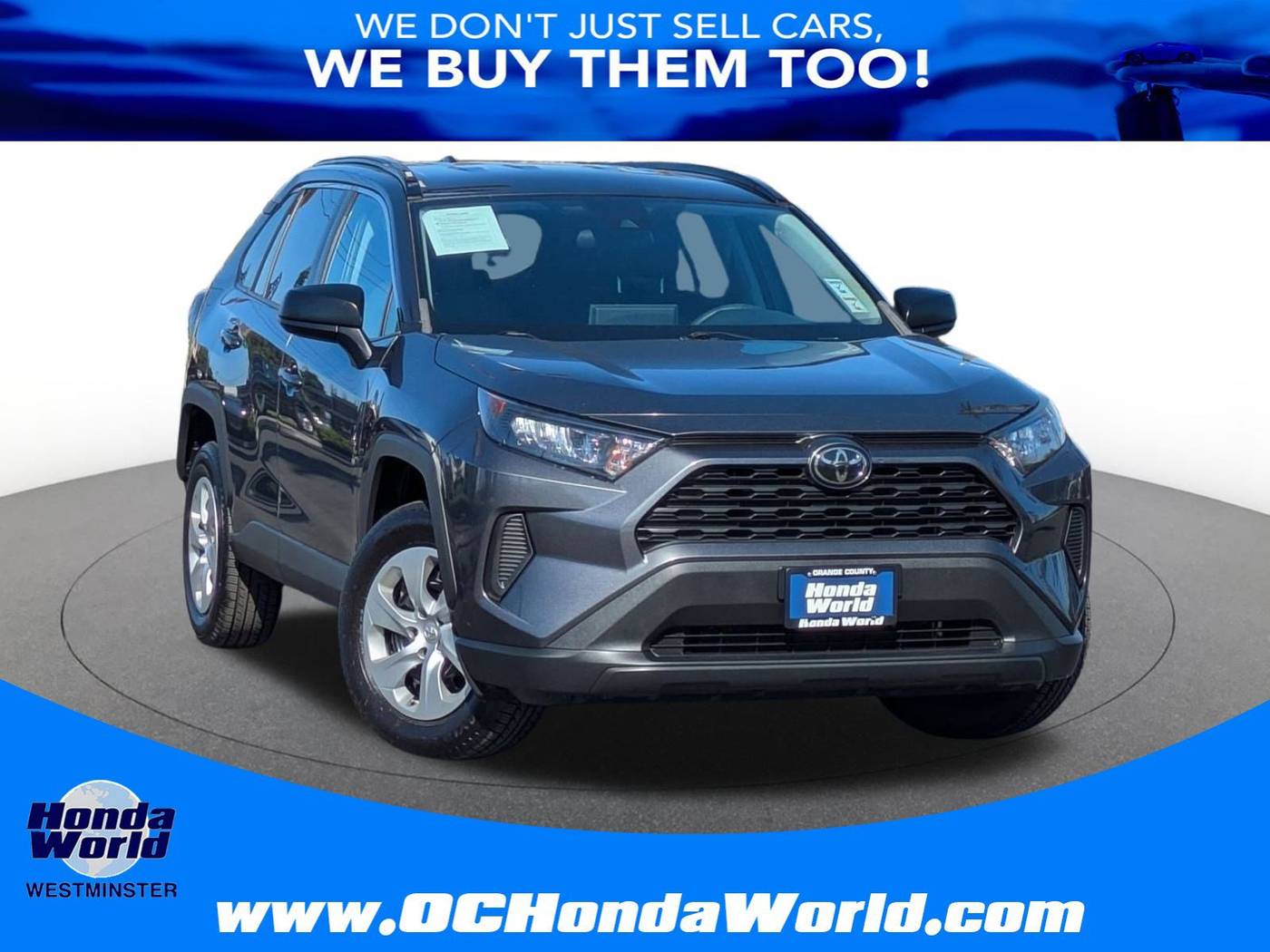 2019 Toyota RAV4 LE — SUV — 55,736 mi — Westminster, CA