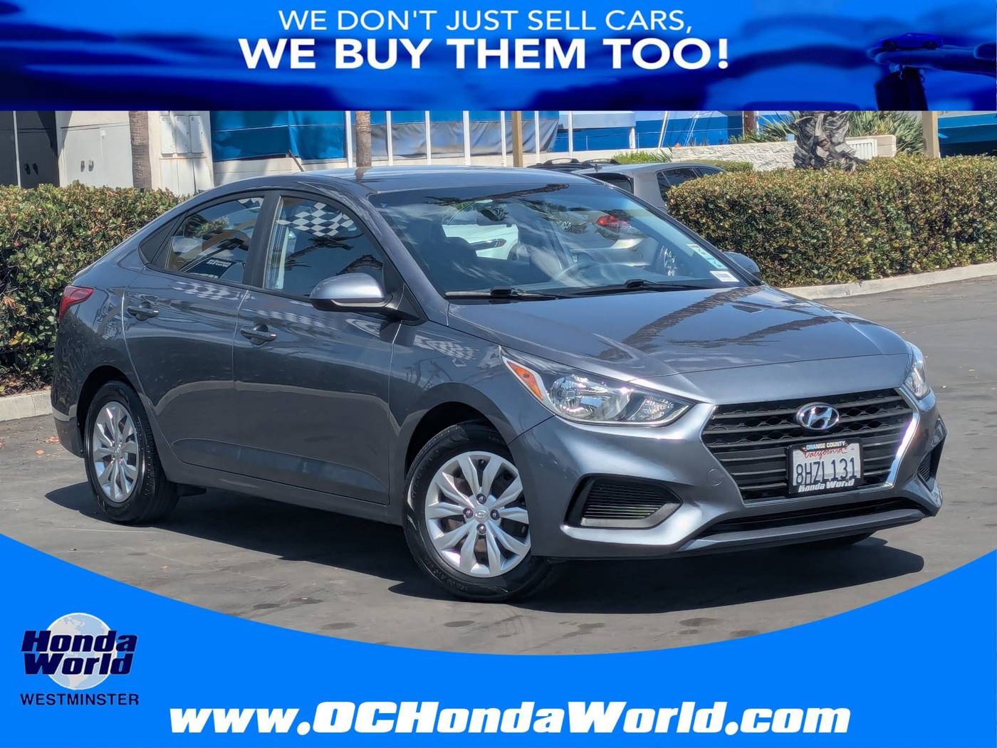 2018 Hyundai Accent SE — Sedan — 58,317 mi — Westminster, CA