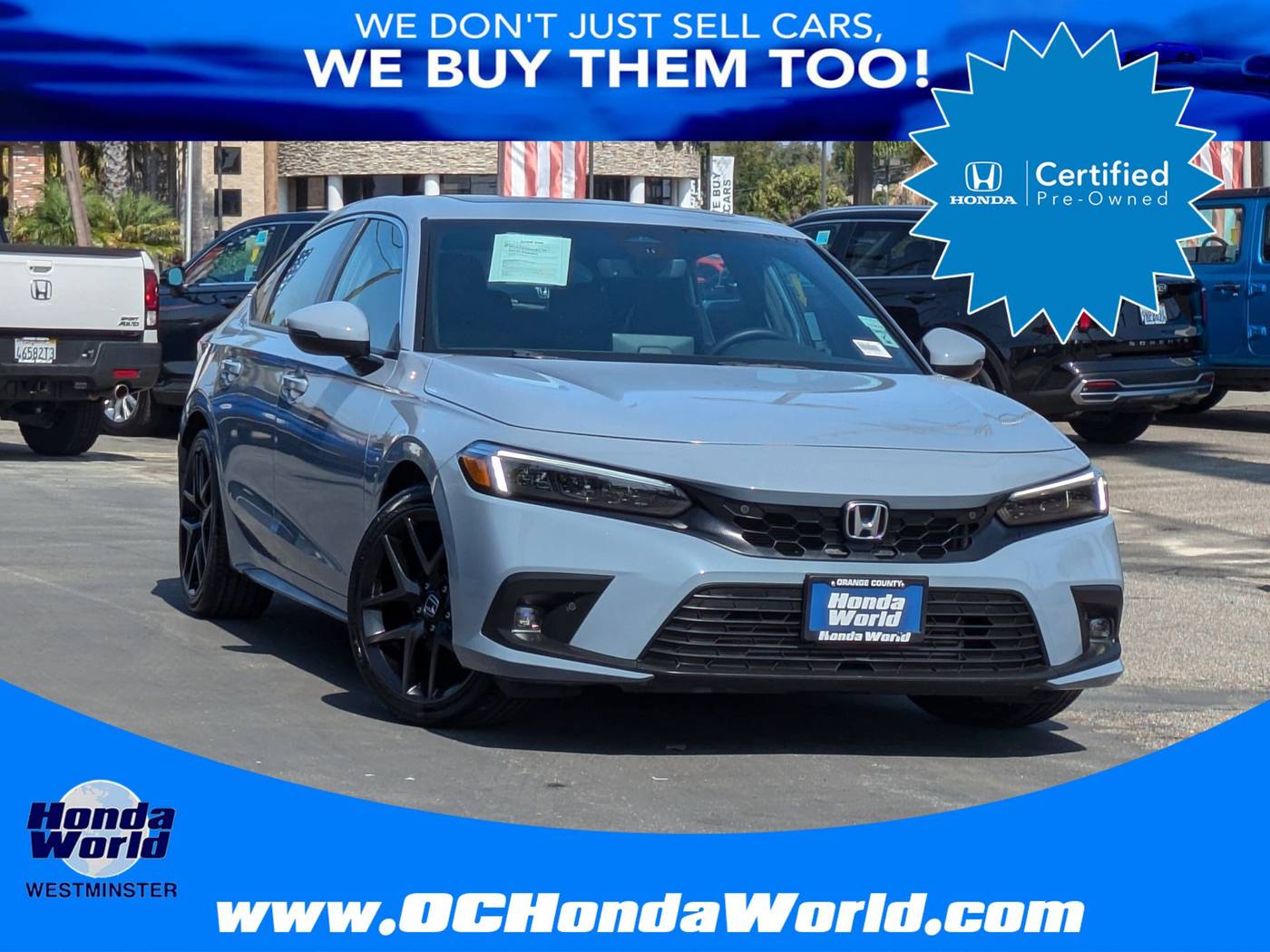 2022 Honda Civic Sport Touring — Hatchback — 41,430 mi — Westminster, CA