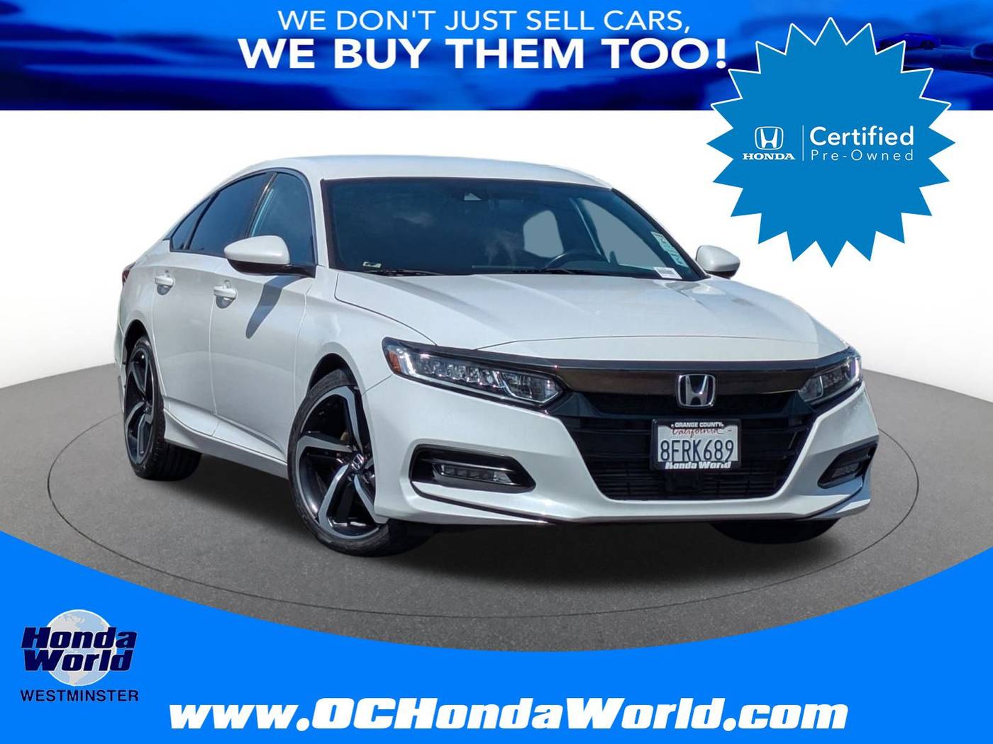2018 Honda Accord Sport — Sedan — 97,828 mi — Westminster, CA
