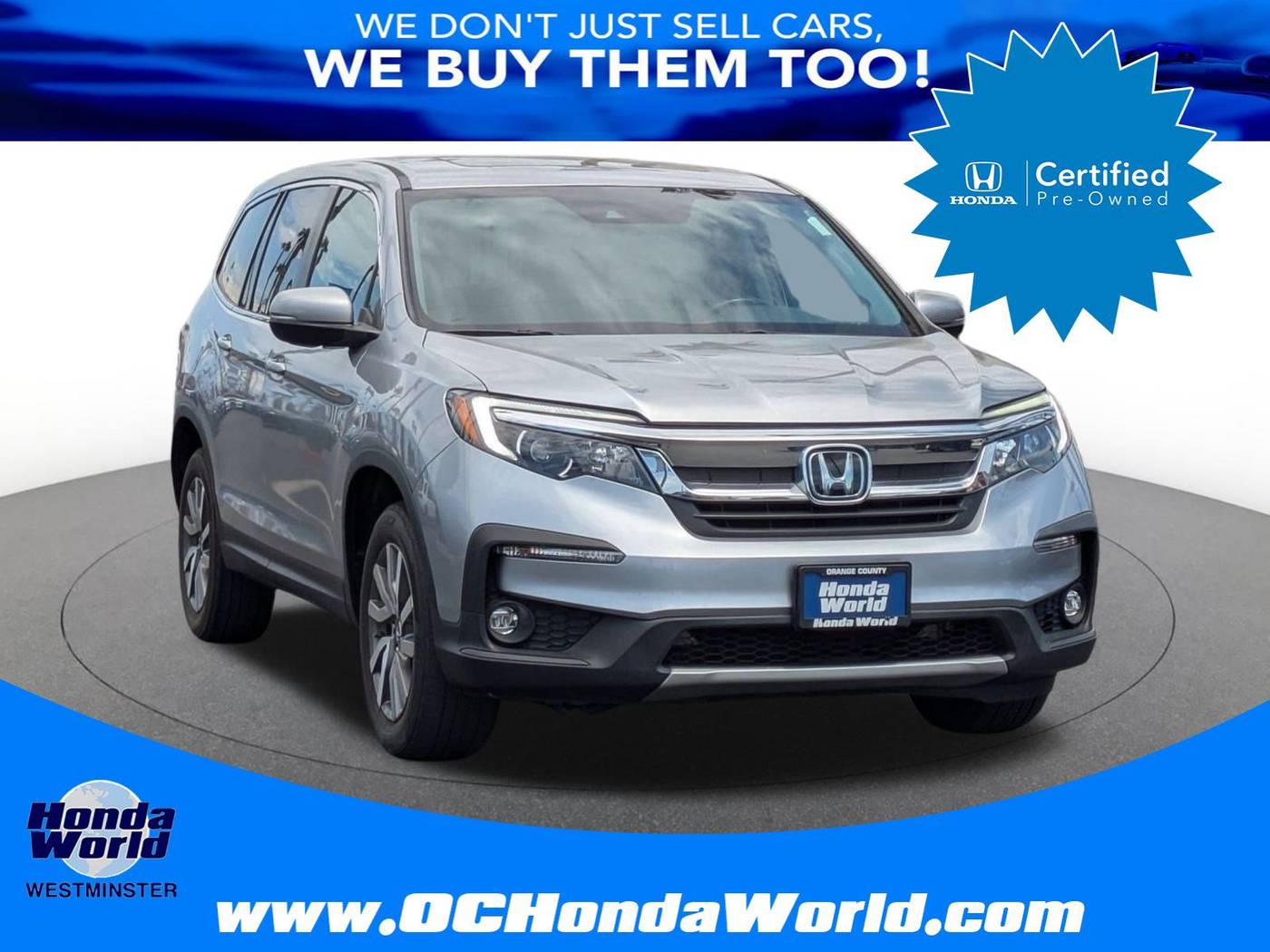 2022 Honda Pilot EX-L — SUV — 49,189 mi — Westminster, CA