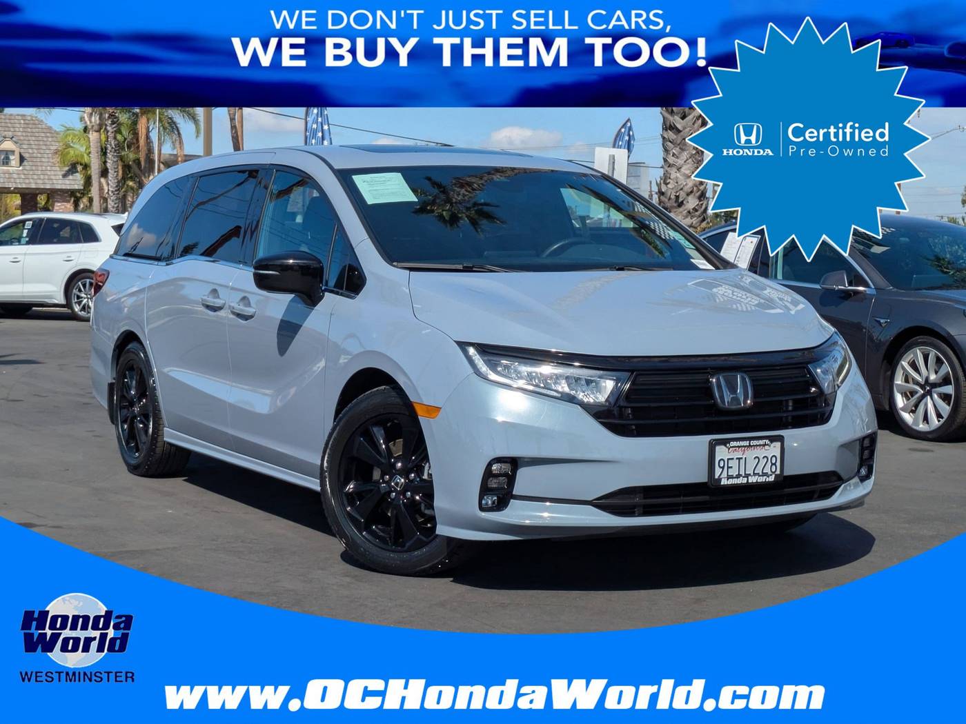 2023 Honda Odyssey Sport — Minivan — 25,438 mi — Westminster, CA