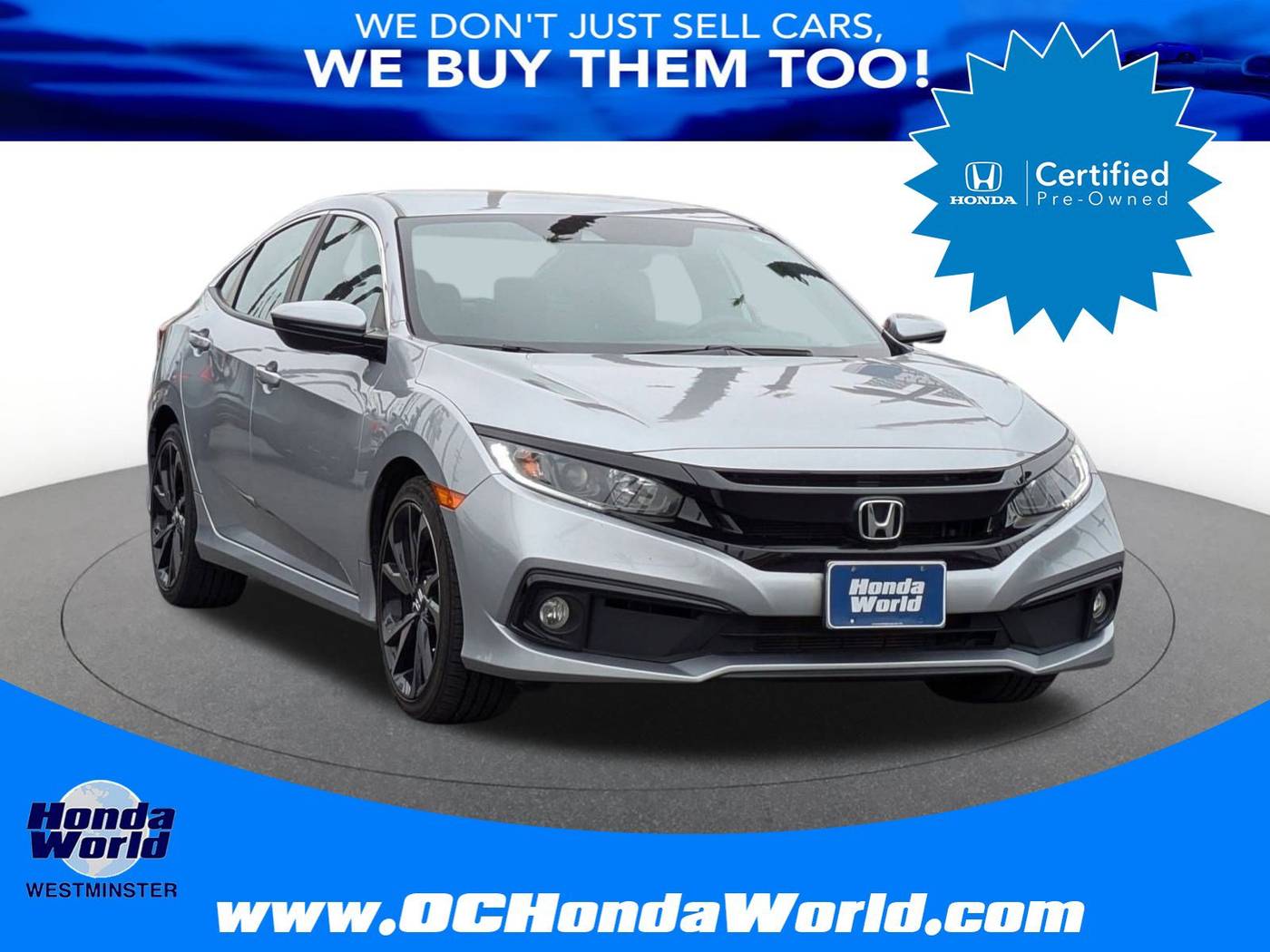 2020 Honda Civic Sport — Sedan — 101,680 mi — Westminster, CA
