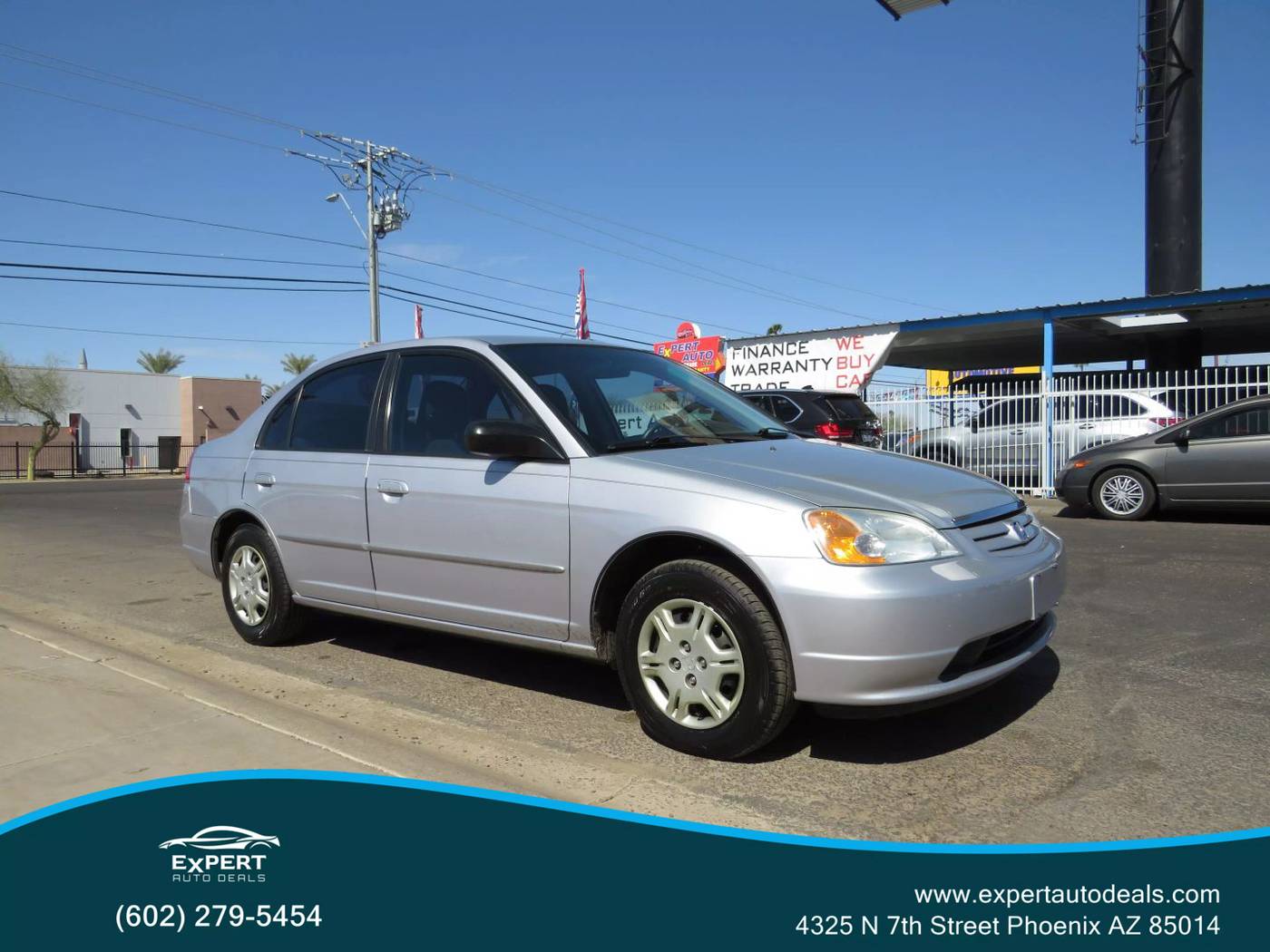 2002 Honda Civic LX — Sedan — 90,147 mi — Phoenix, AZ