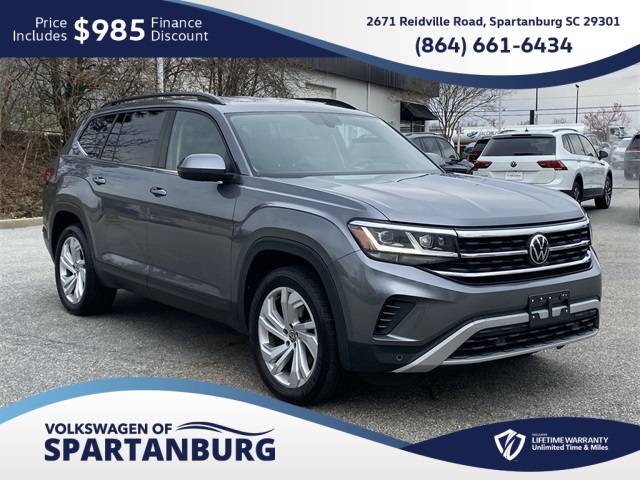2021 Volkswagen Atlas SE with Technology — SUV — 66,592 mi — Spartanburg, SC