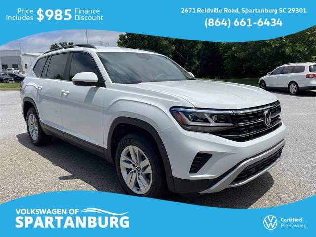2021 Volkswagen Atlas S — SUV — 46,155 mi — Spartanburg, SC