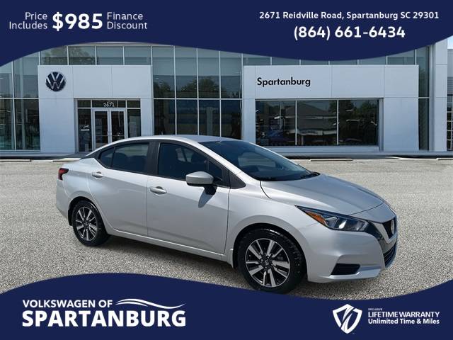 2022 Nissan Versa SV — Sedan — 35,138 mi — Spartanburg, SC
