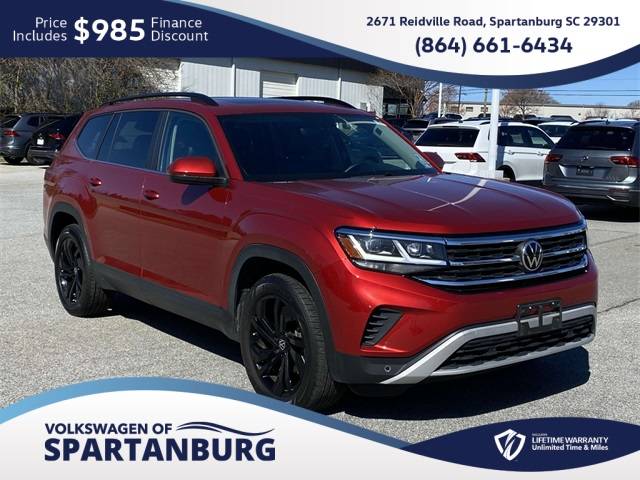 2022 Volkswagen Atlas SE with Technology — SUV — 38,303 mi — Spartanburg, SC