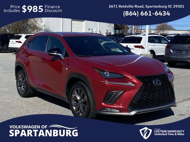 2020 Lexus NX NX 300 F Sport — SUV — 70,590 mi — Spartanburg, SC