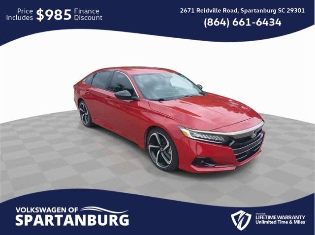 2021 Honda Accord Sport SE — Sedan — 55,468 mi — Spartanburg, SC