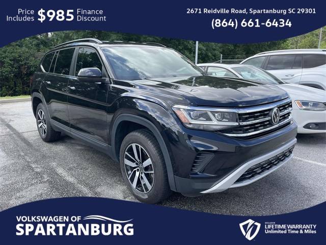 2022 Volkswagen Atlas SE — SUV — 62,144 mi — Spartanburg, SC