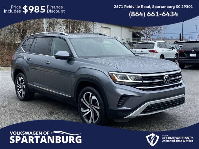 2022 Volkswagen Atlas SEL — SUV — 39,690 mi — Spartanburg, SC