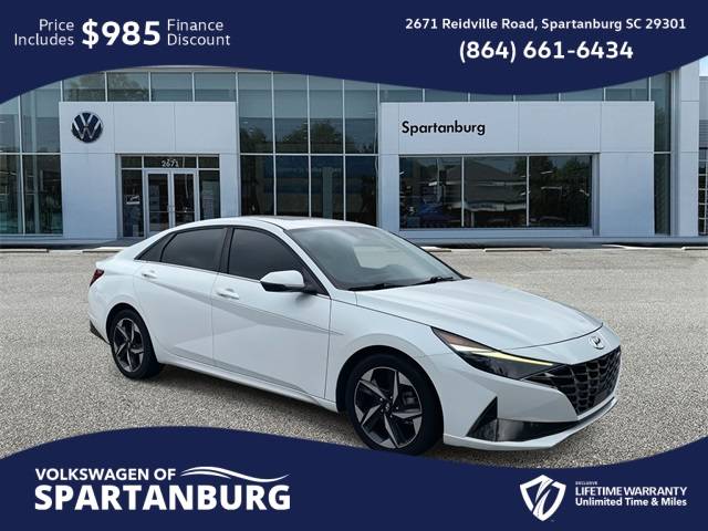 2021 Hyundai Elantra Limited — Sedan — 61,608 mi — Spartanburg, SC