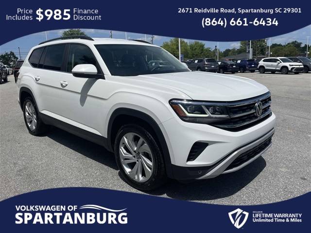 2022 Volkswagen Atlas SE with Technology — SUV — 52,563 mi — Spartanburg, SC