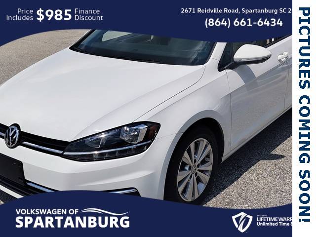 2020 Volkswagen Golf TSI — Hatchback — 63,437 mi — Spartanburg, SC