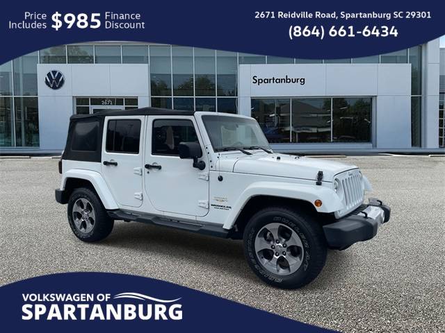 2015 Jeep Wrangler Sahara — SUV — 29,135 mi — Spartanburg, SC