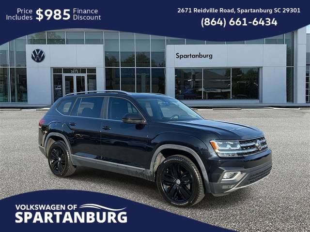2019 Volkswagen Atlas SEL — SUV — 51,481 mi — Spartanburg, SC