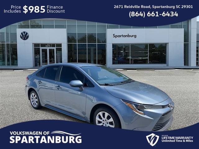 2024 Toyota Corolla LE — Sedan — 14,257 mi — Spartanburg, SC