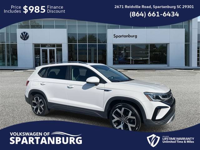 2022 Volkswagen Taos SEL — SUV — 36,293 mi — Spartanburg, SC