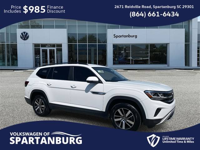 2021 Volkswagen Atlas SE — SUV — 59,175 mi — Spartanburg, SC