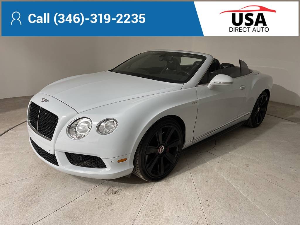 2014 Bentley Continental GT V8 S — Convertible — 47,925 mi — Houston, TX