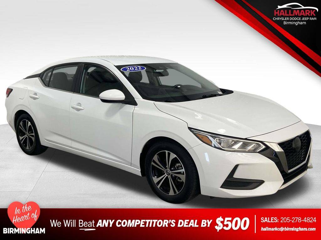 2022 Nissan Sentra SV — Sedan — 65,344 mi — Birmingham, AL